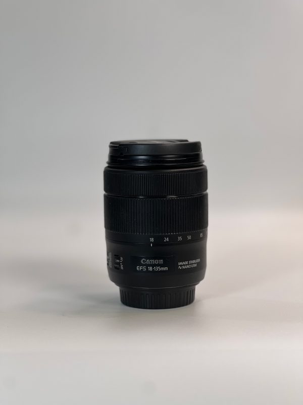 لنز دوربین کارکرده Lens canon 18-135 usm - تصویر 1