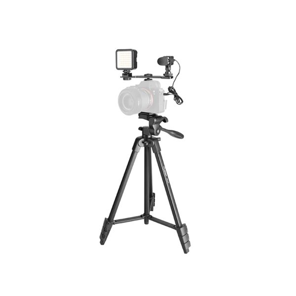 سه پایه دوربین نست مدل NT-510 به همراه گیره نگهدارنده موبایل - تصویر 4