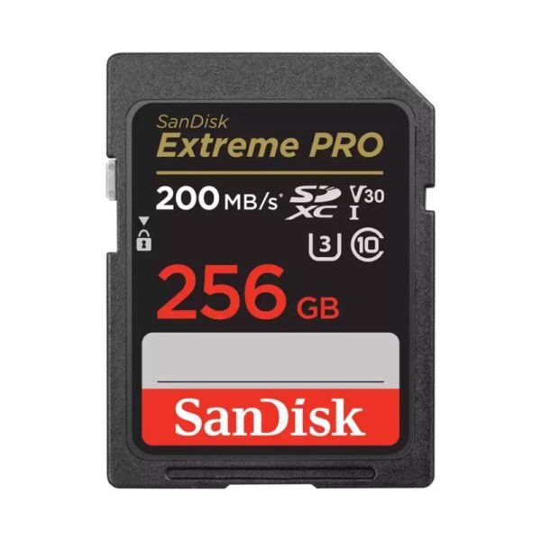 کارت حافظه سندیسک SANDISK EXTREME PRO SDHC 256GB 200MB/s - تصویر 1