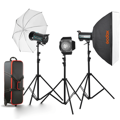 کیت فلاش نورپردازی Godox Studio Flash Light Kit QS400 II