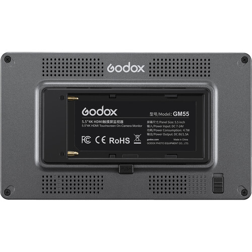 مانیتور گودکس Godox 5.5″ 4K HDMI GM55 Touchscreen Monitor - Image 2