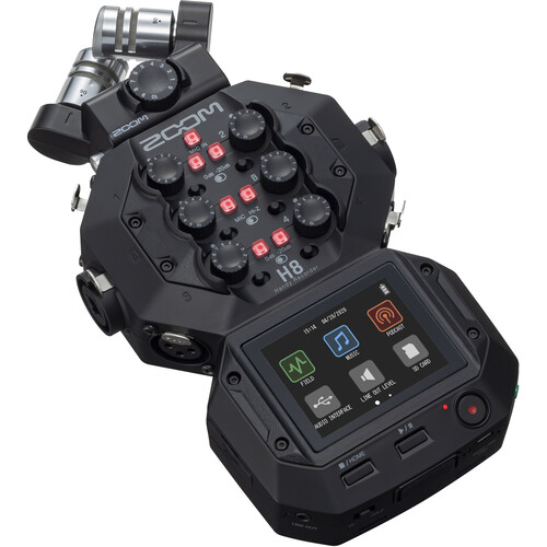 رکوردر صدای زوم Zoom H8 8-Input / 12-Track Portable Handy Recorder - Image 2