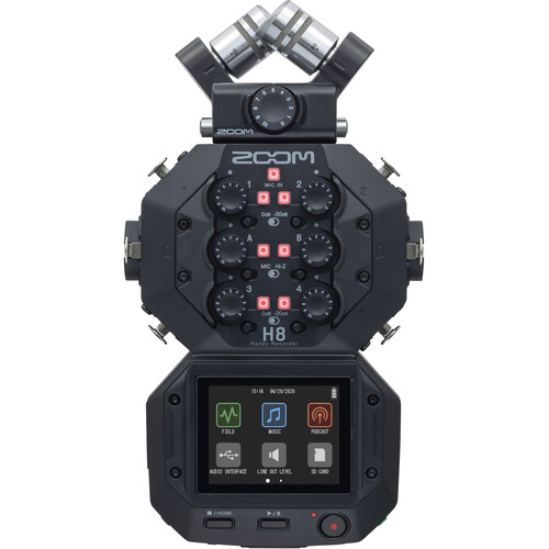 رکوردر صدای زوم Zoom H8 8-Input / 12-Track Portable Handy Recorder